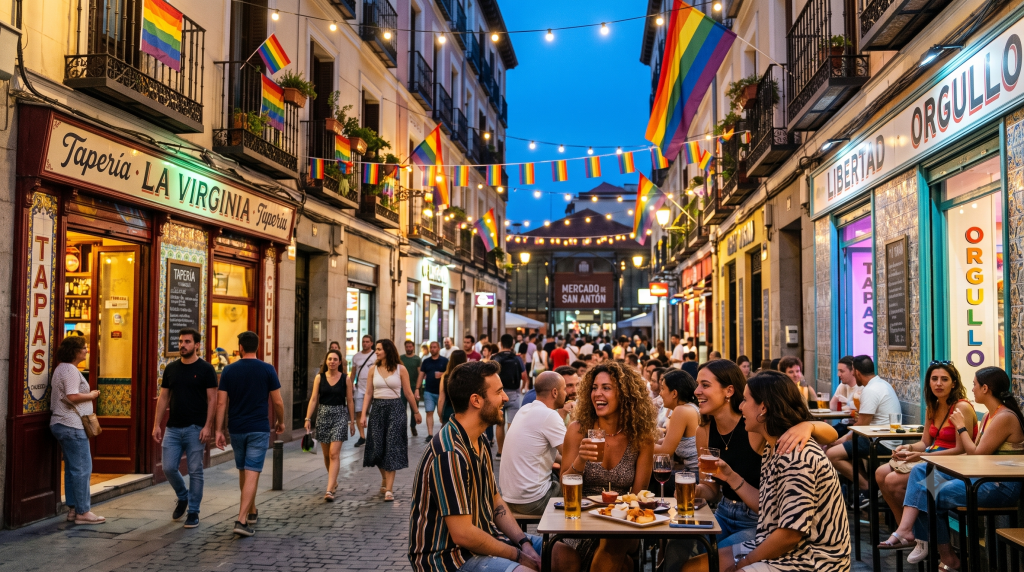 Calle barrio Malasaña.