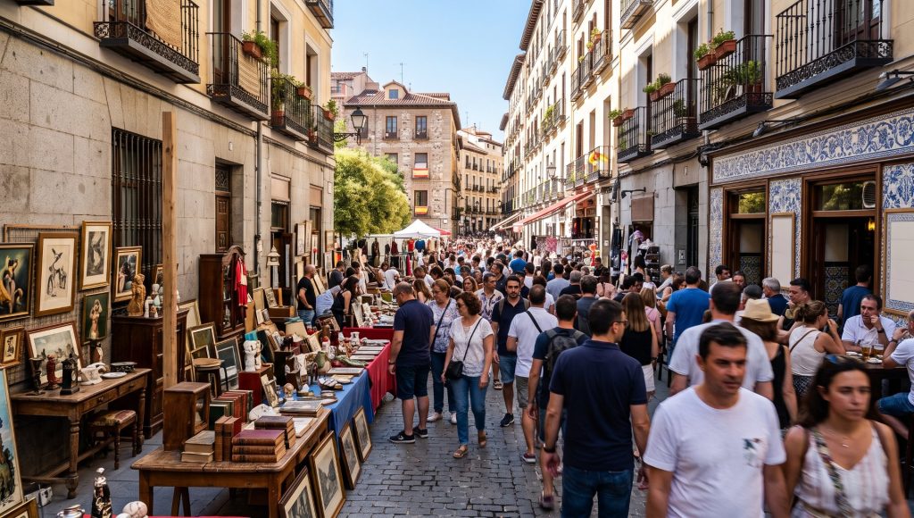 El Rastro en La Latina: 7 Claves del Mercado Histórico, Almonedas de Autor, Antigüedades y Tapas de Domingo.