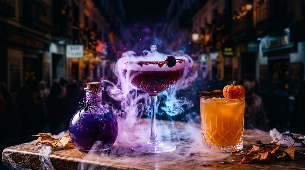 Cócteles en Halloween